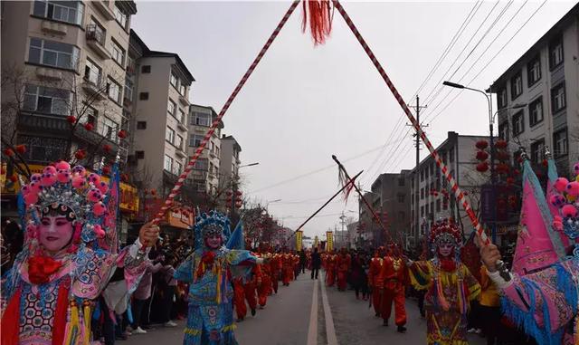 刚刚结束，陇县正月十五元宵节社火大型游演高清大图来咯！