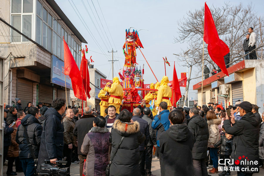 【焦点图-大图】【移动端-焦点图】中原一绝：鹤壁耿寺高跷抬阁